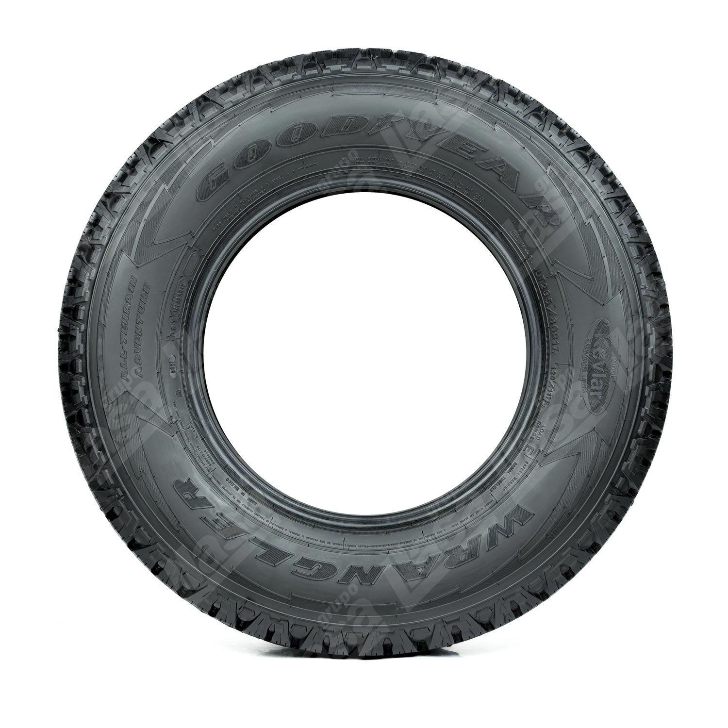 LLANTA GOODYEAR 235/80R17 120/117R Wrangler® All-Terrain Adventure with Kevlar® LT de frente